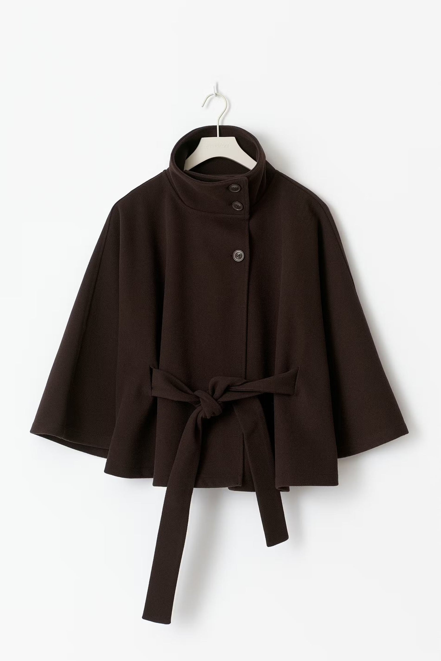 Beltara | High-Neck Belted Winter Coat Outerwear 2
