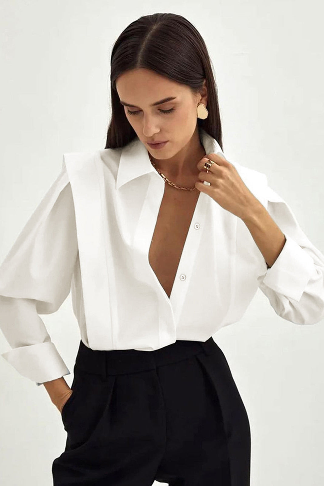 Button-Down Shirt Tailored Fit for Women | Ella