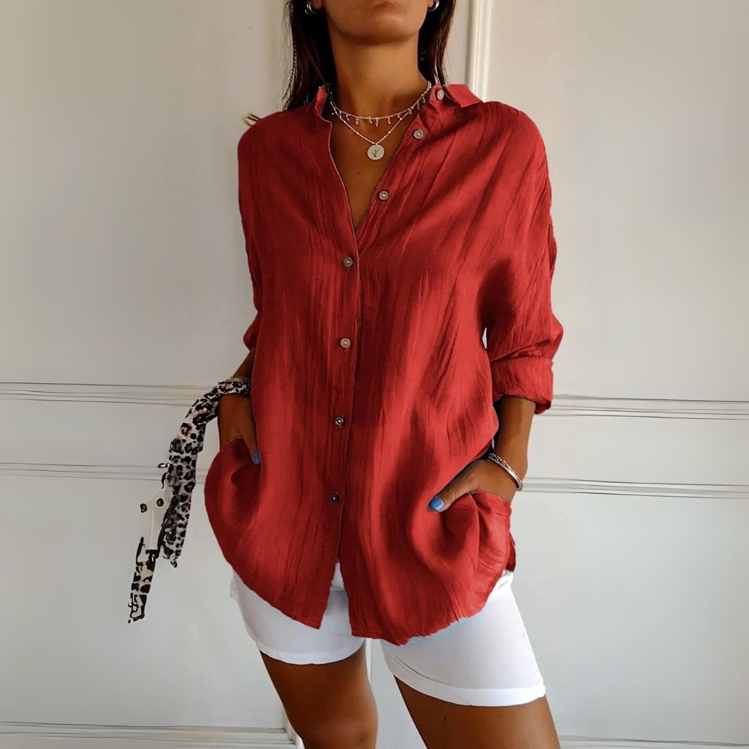 Button-Up Shirt for Women | Gabriella