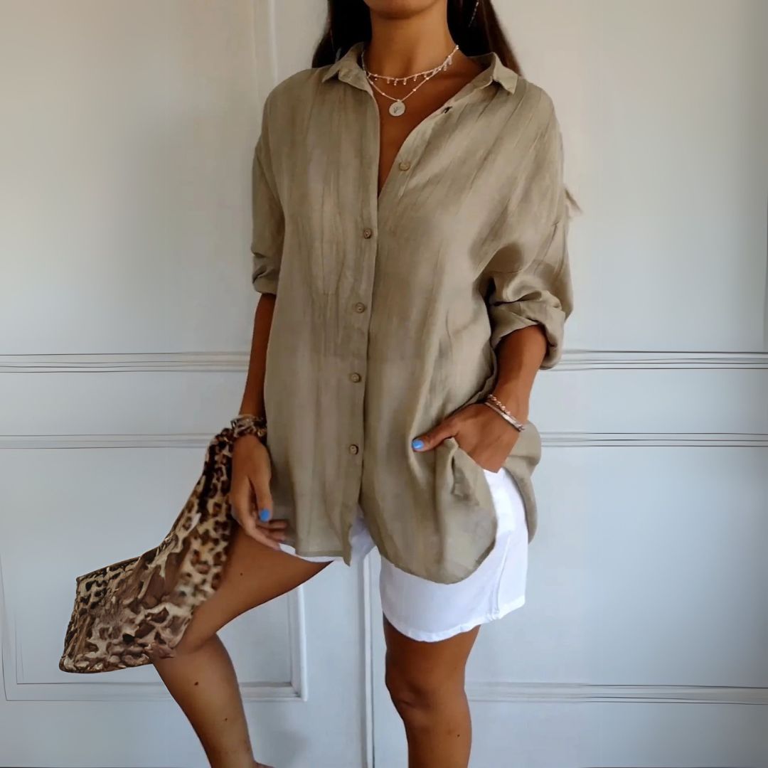 Button-Up Shirt for Women | Gabriella