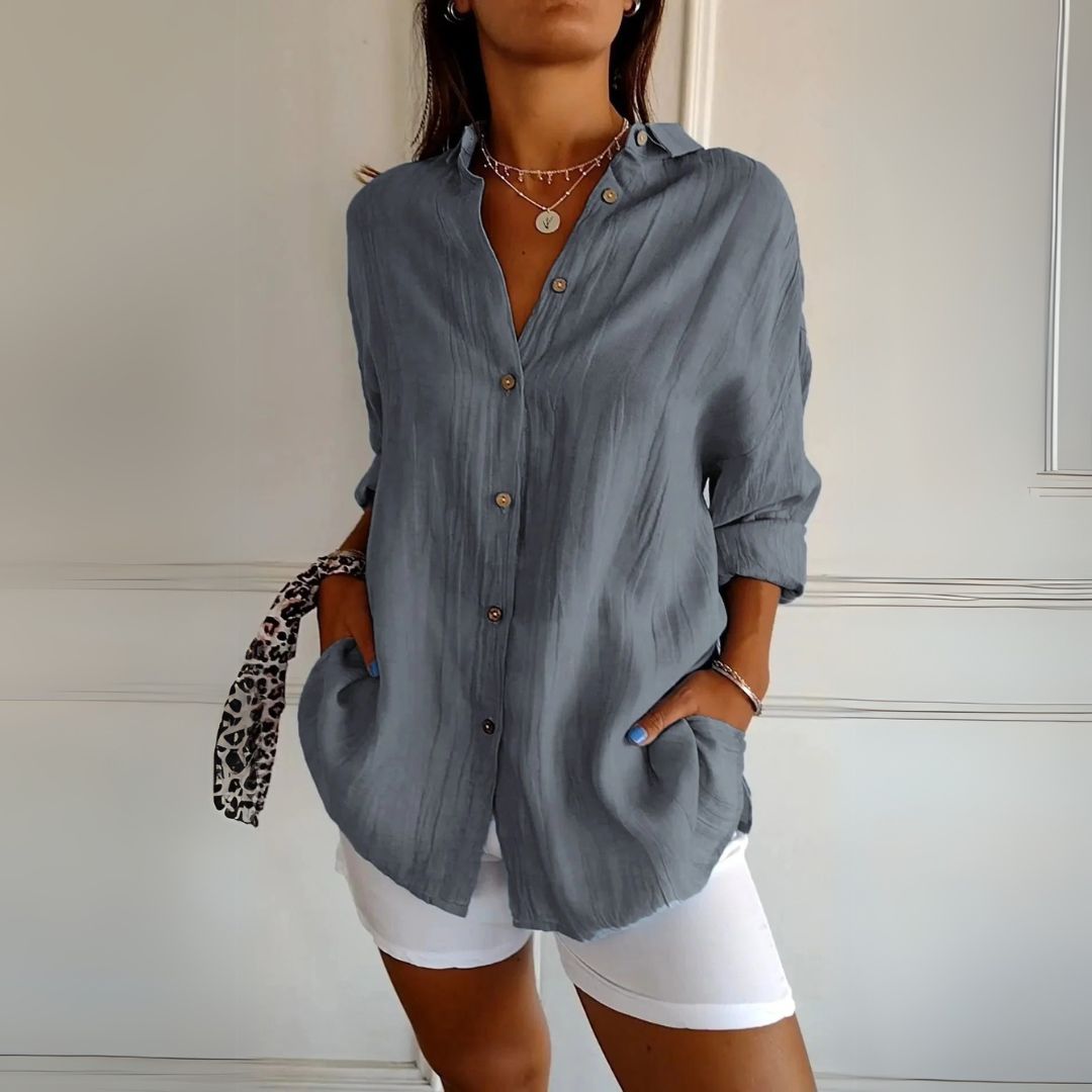 Button-Up Shirt for Women | Gabriella