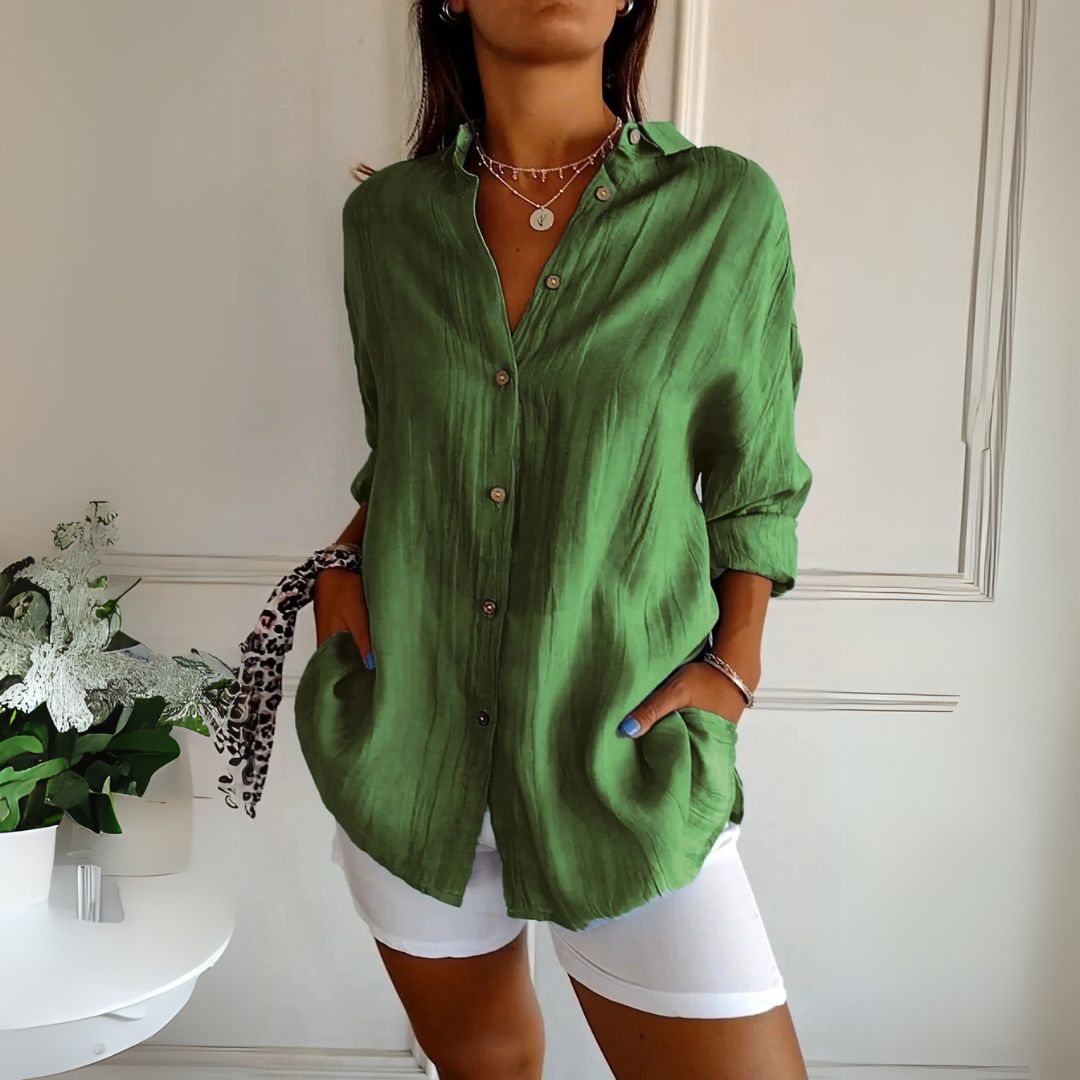 Button-Up Shirt for Women | Gabriella