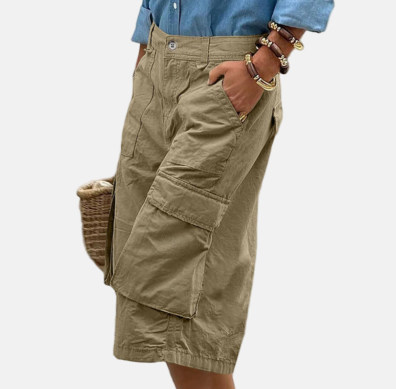 Caro | Black Cargo Pants Relaxed Fit with Pockets 3