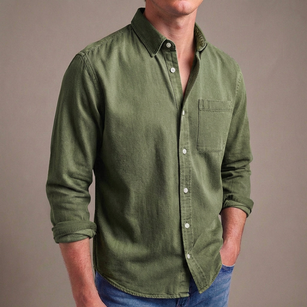 Cavell | Tailored Button-Down Shirt Classic Collar Pocket 5