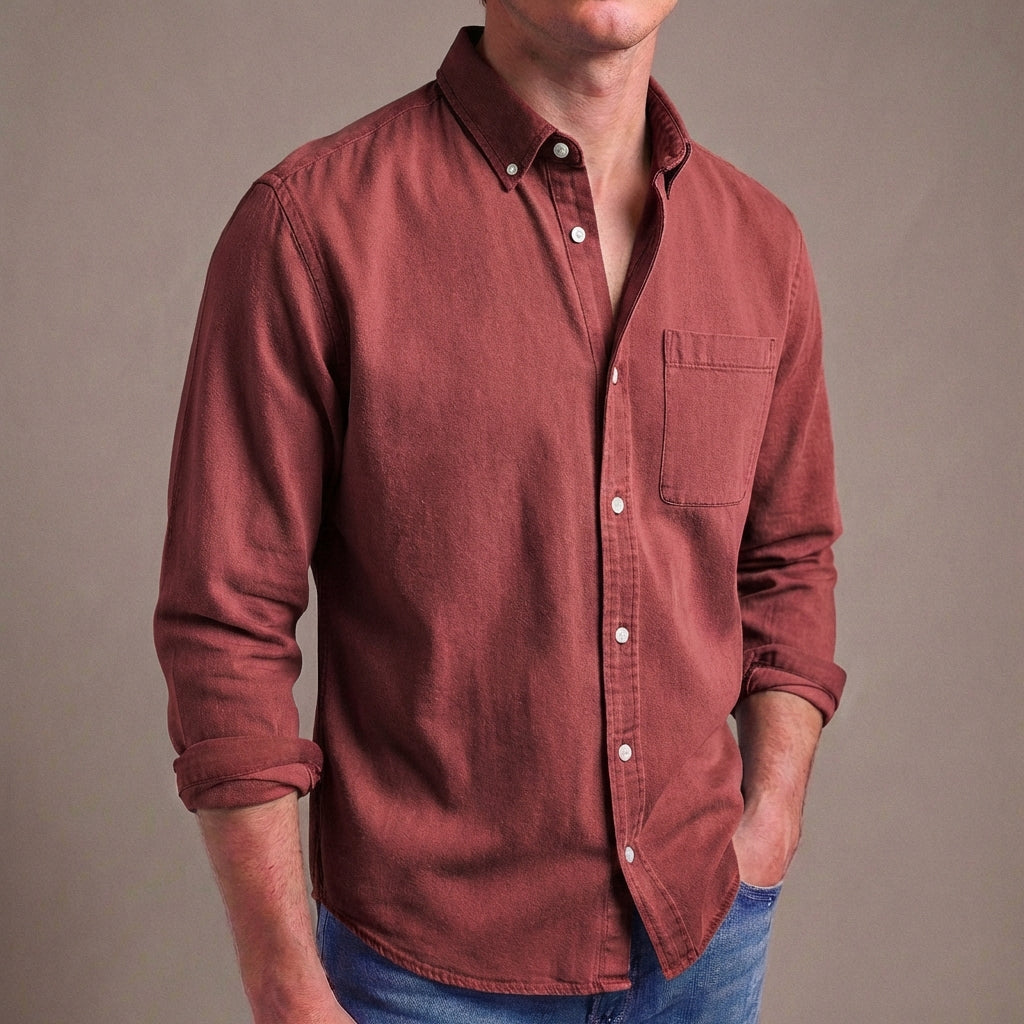 Cavell | Tailored Button-Down Shirt Classic Collar Pocket 7