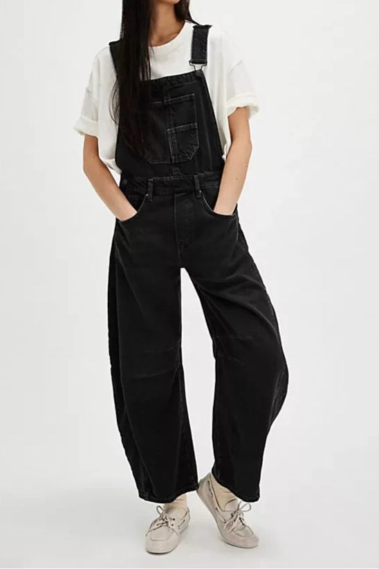 Cavina | Wide Leg Denim Overalls for Women 10