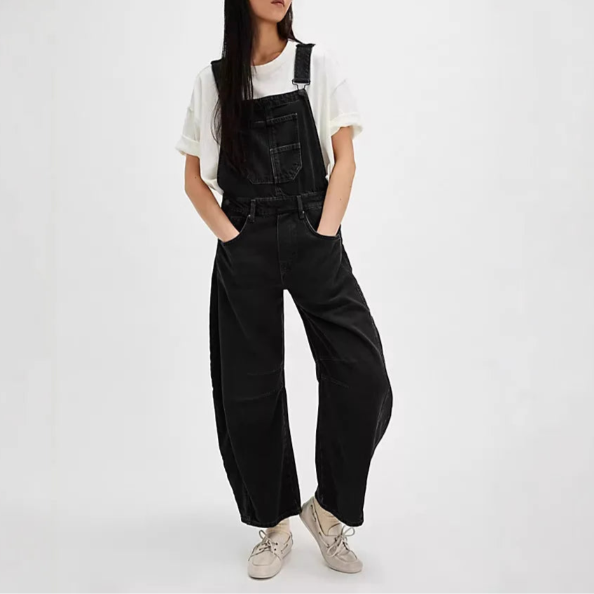 Cavina | Wide Leg Denim Overalls for Women 2