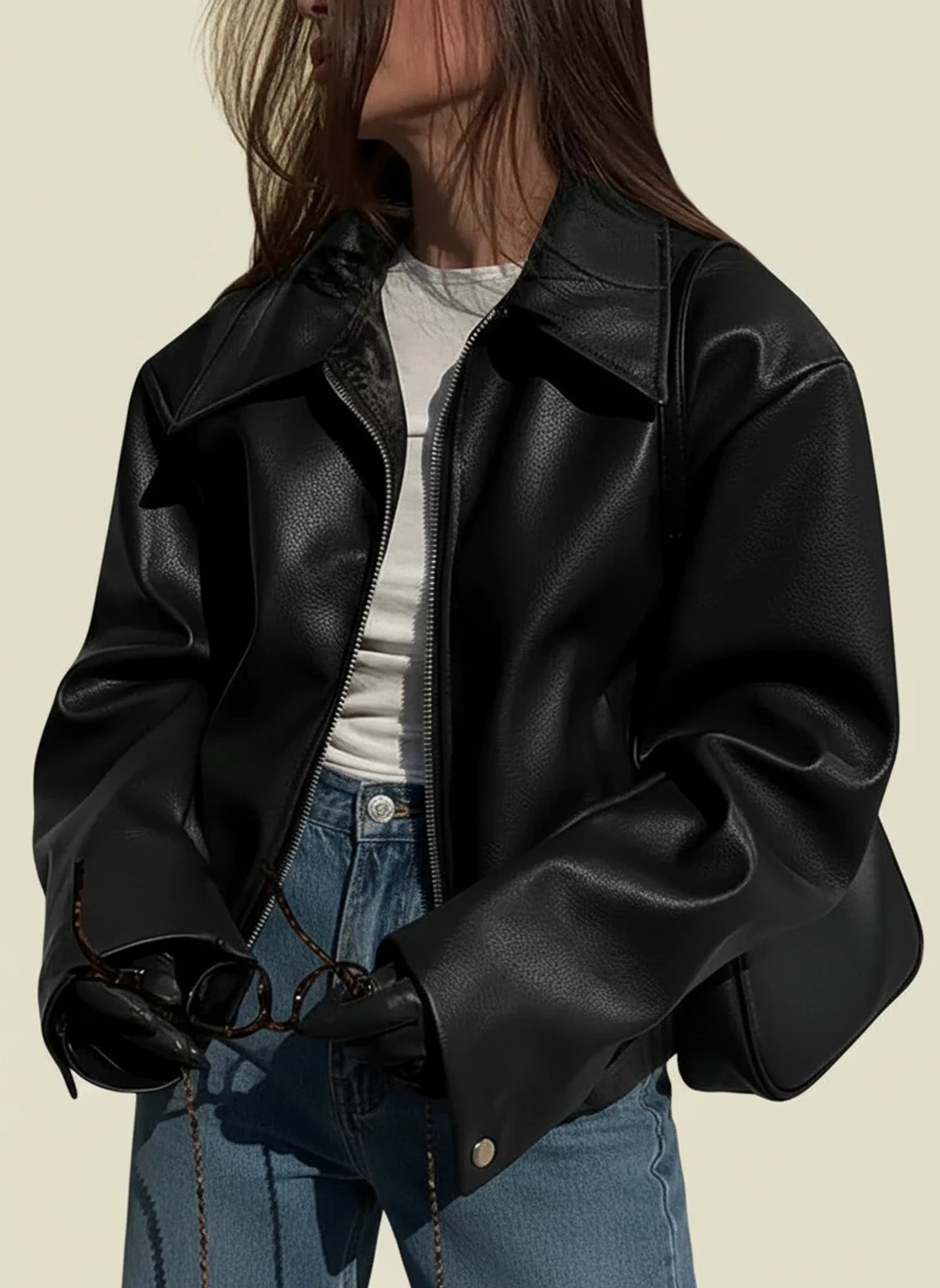 Cora | Collared Cropped Jacket 4