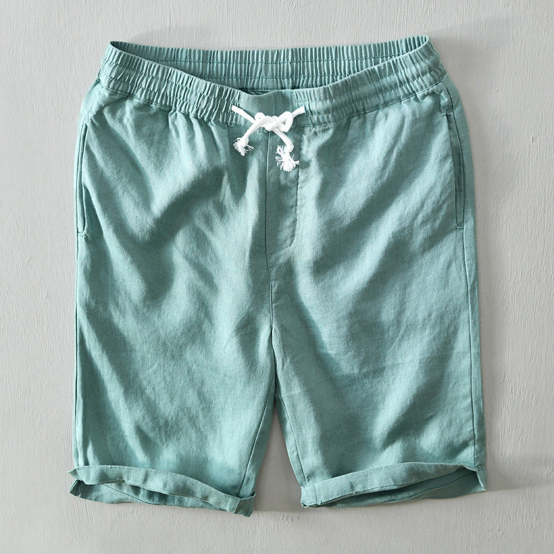 Dandy | Relaxed Fit Drawstring Linen Shorts 5
