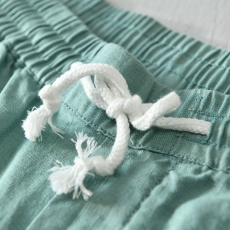 Dandy | Relaxed Fit Drawstring Linen Shorts 6