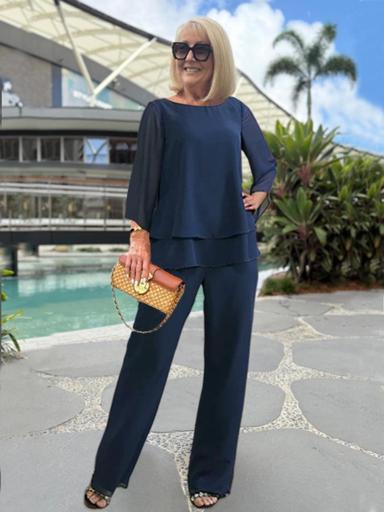 Dara | Summer Two Piece Pants Set 1