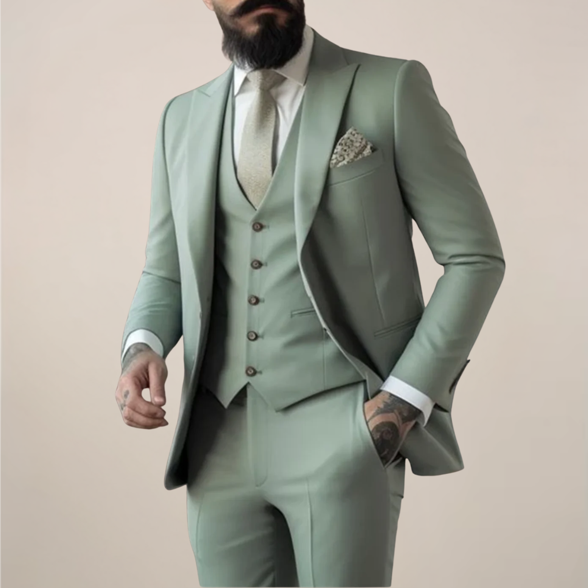 Elden | Spring Three Piece Suit Set 0