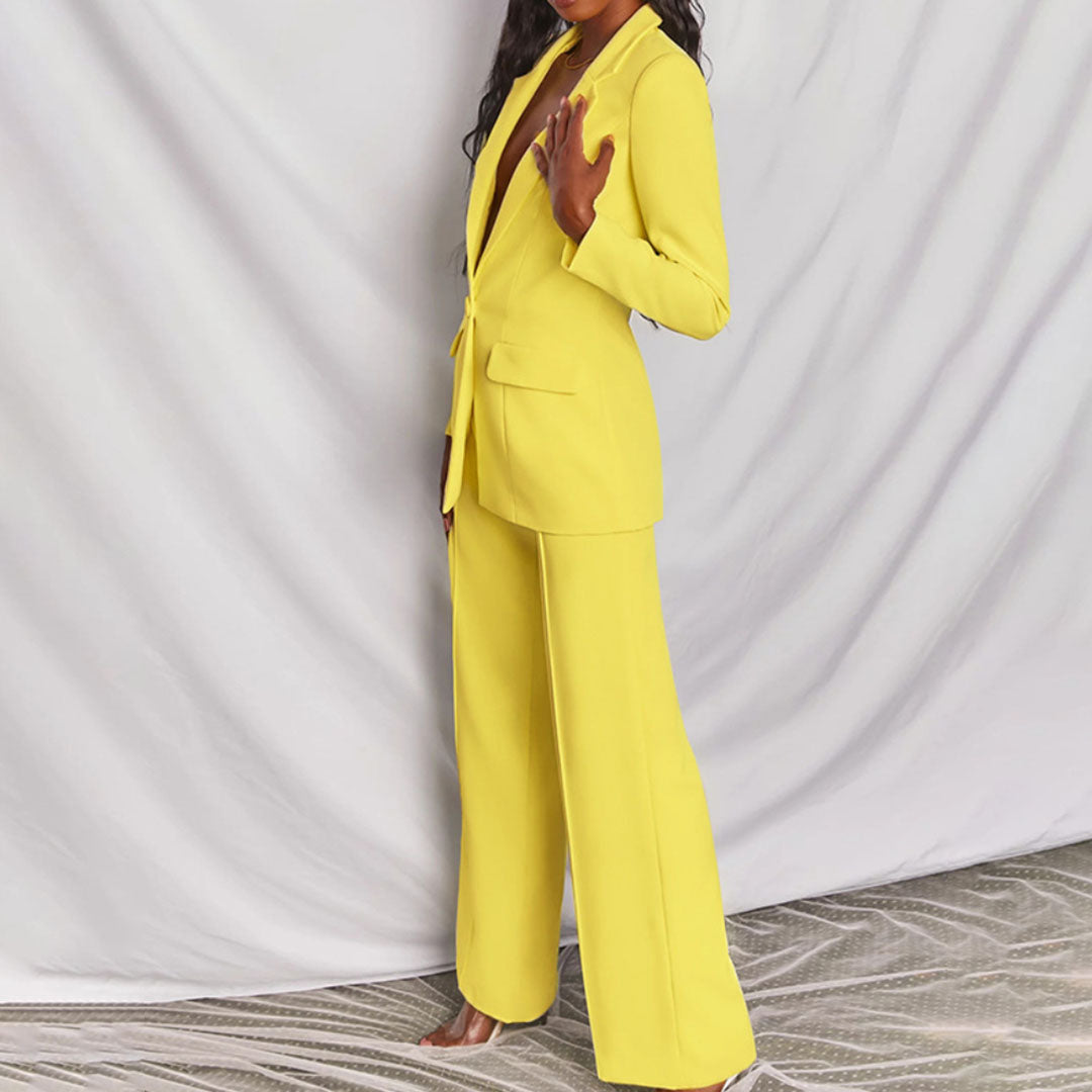 Elegant Blazer and Trousers Set for Women | Frankie