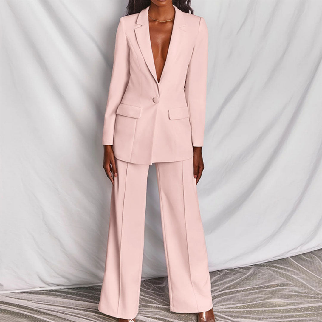 Elegant Blazer and Trousers Set for Women | Frankie