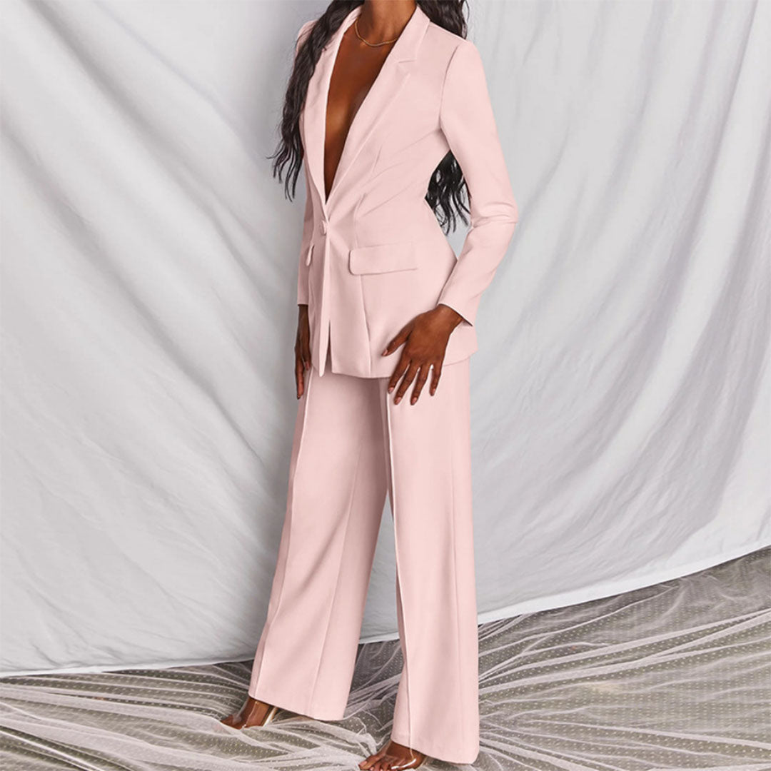 Elegant Blazer and Trousers Set for Women | Frankie