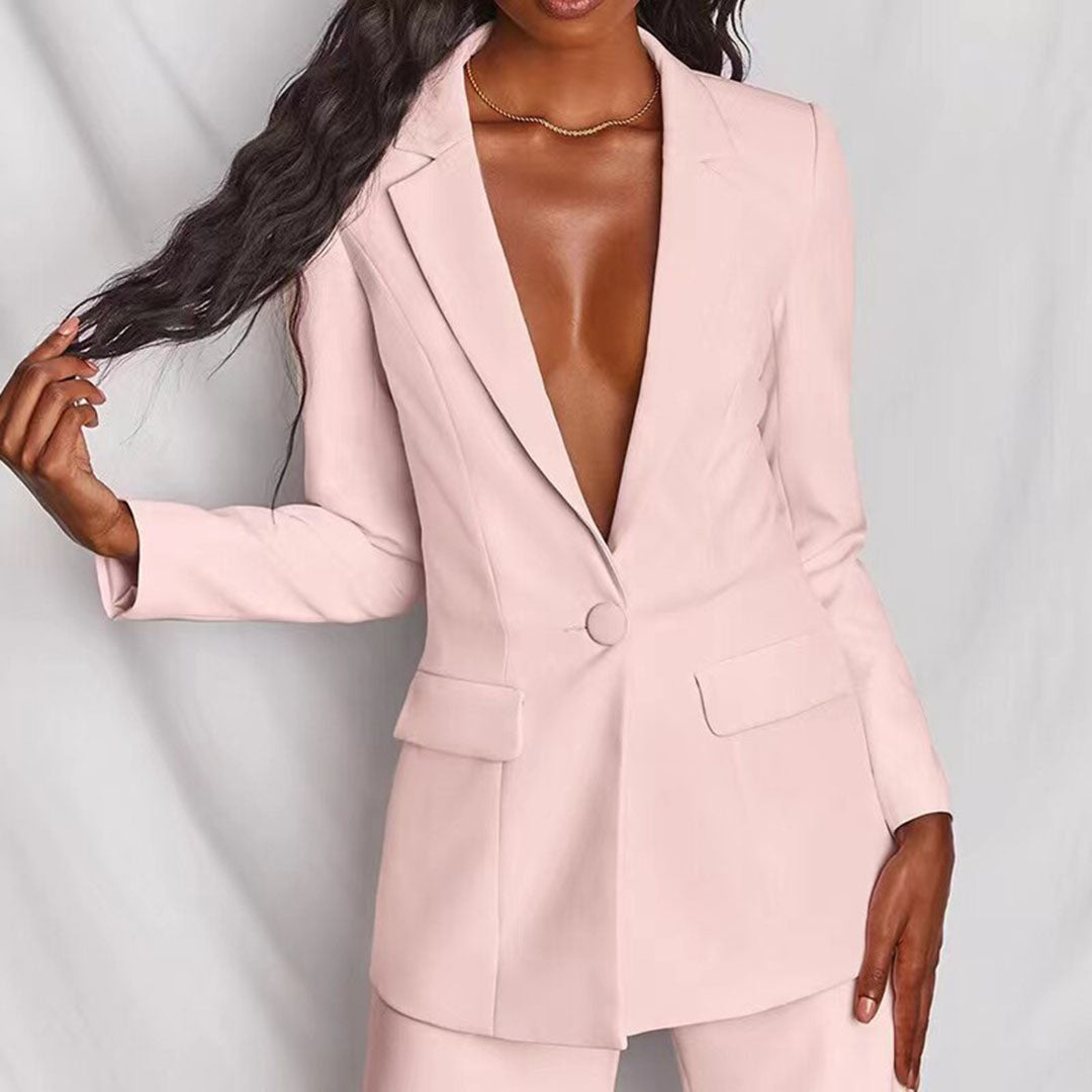 Elegant Blazer and Trousers Set for Women | Frankie