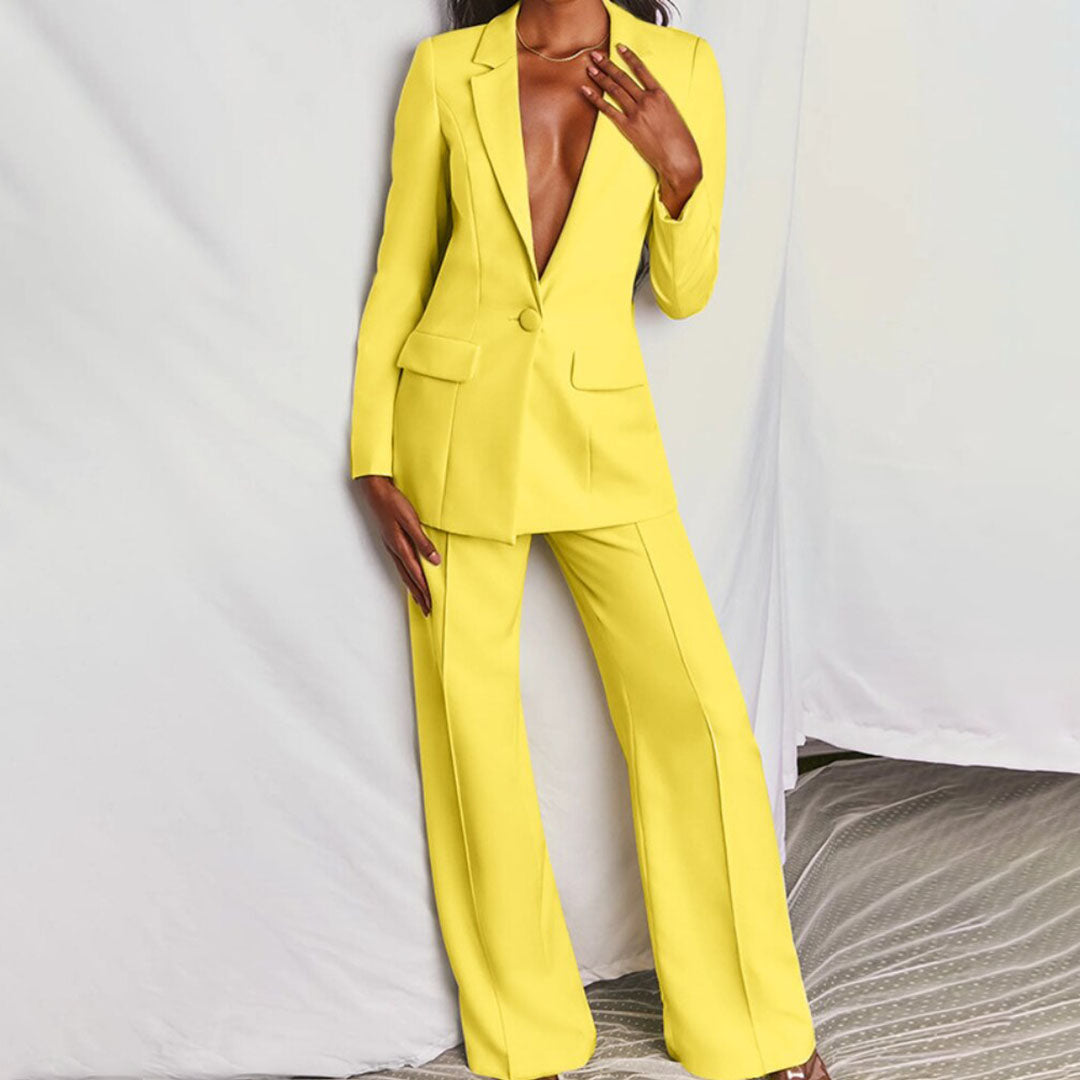 Elegant Blazer and Trousers Set for Women | Frankie