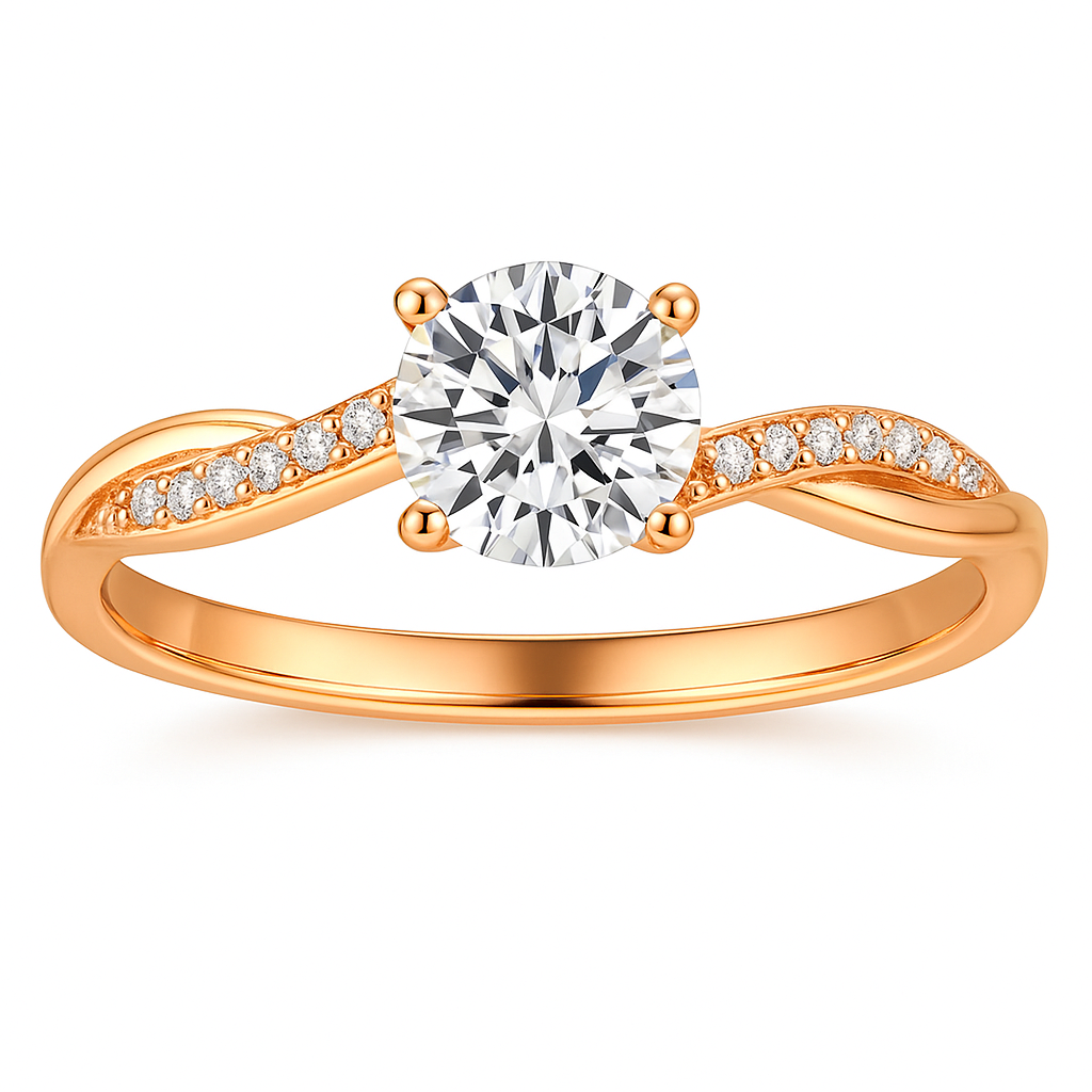 Elegant Gold Diamond Ring For Women | Calista 2