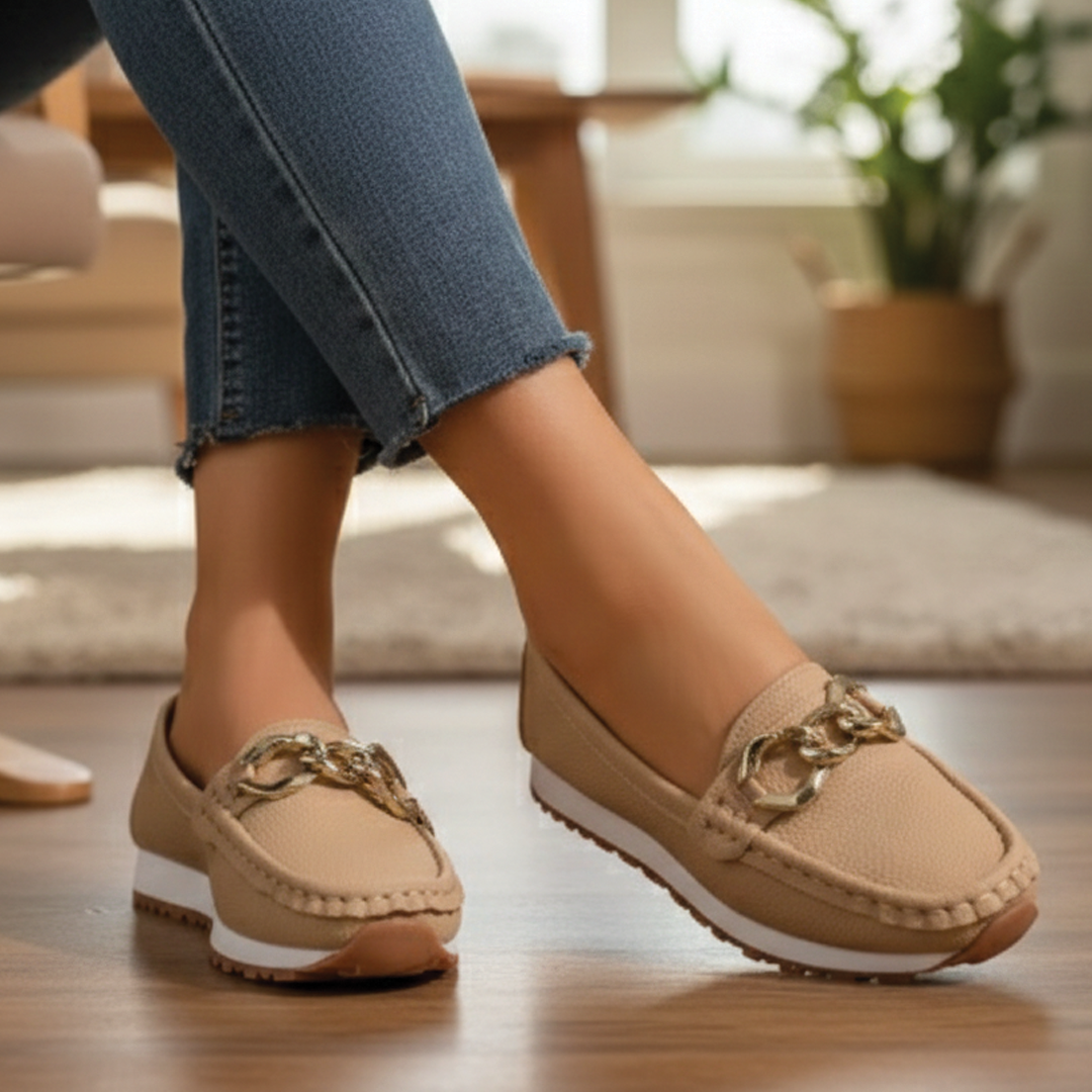 Ellie - Flat Buckle Loafers 0