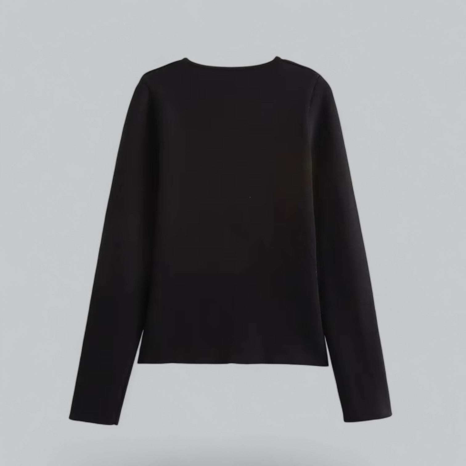 Grove | Minimal Button White Cardigan Sweater 1