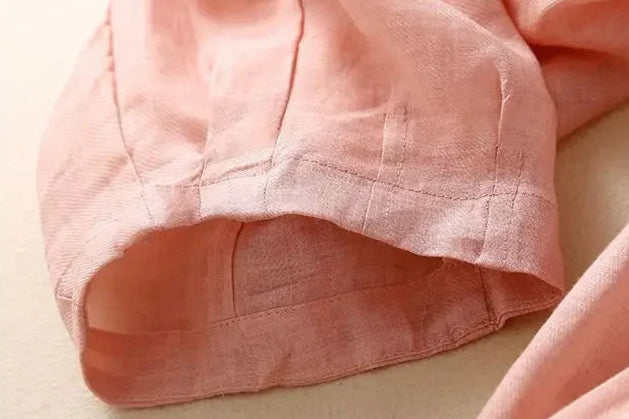 High Waist Tapered Linen Pants for Women | Soly