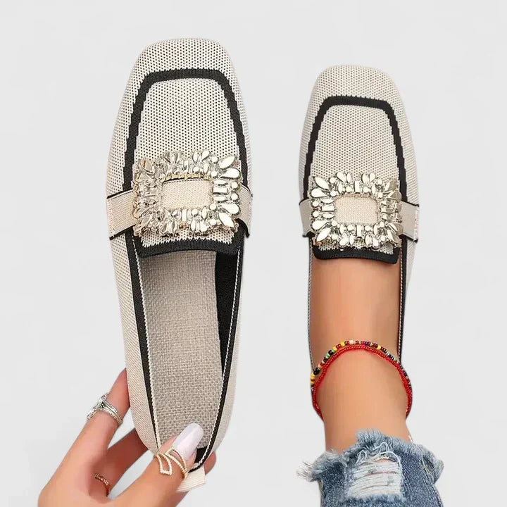 Jovila | Spring Embellished Slip-On Loafers 0