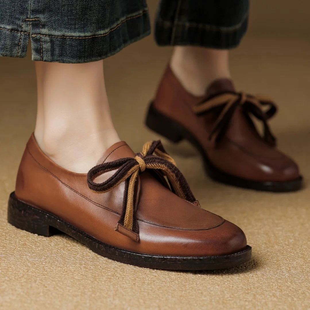 Laceti | Classic Leather Two-Tone Loafers 6