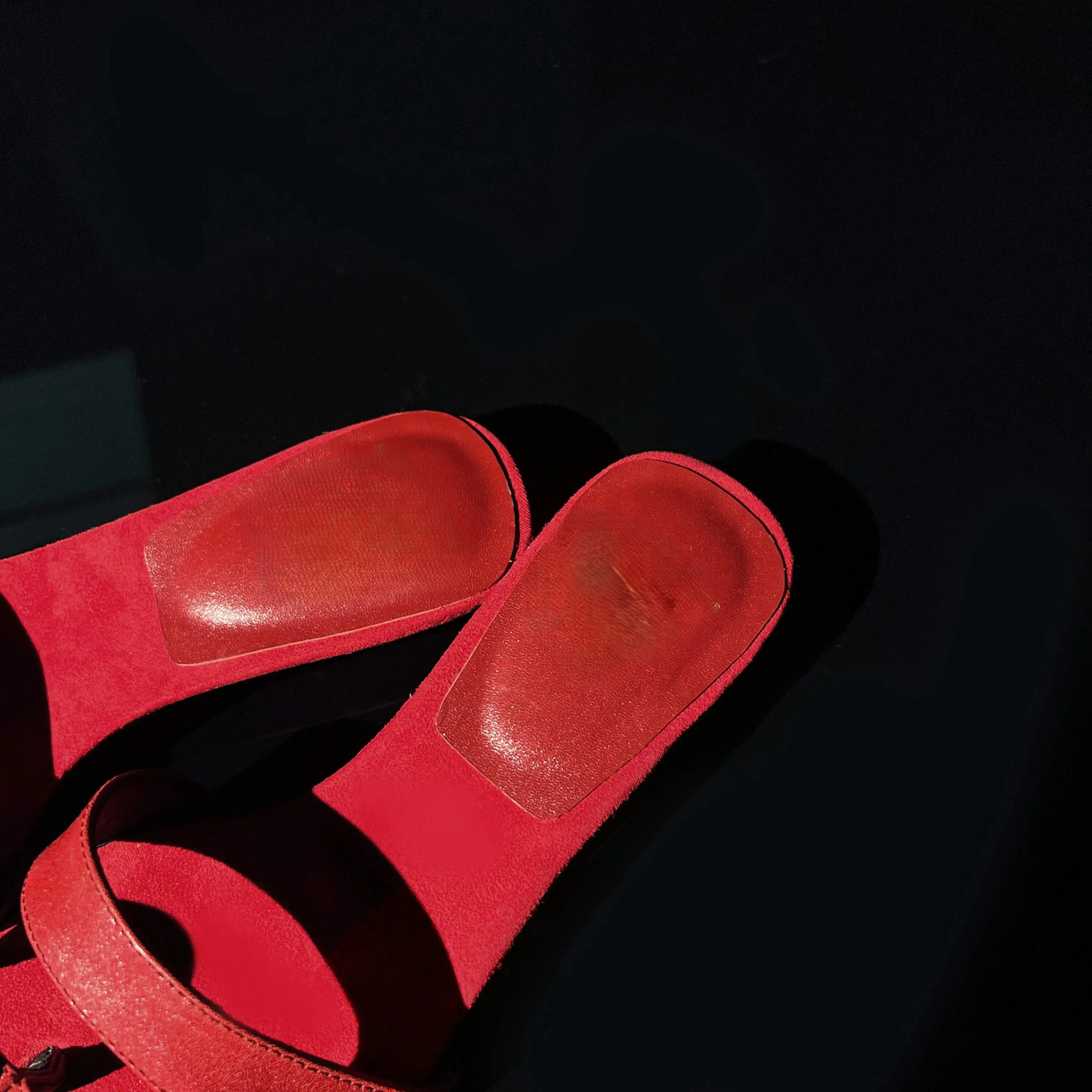 Leather Low Heel Slide Sandals for Women | Ruth