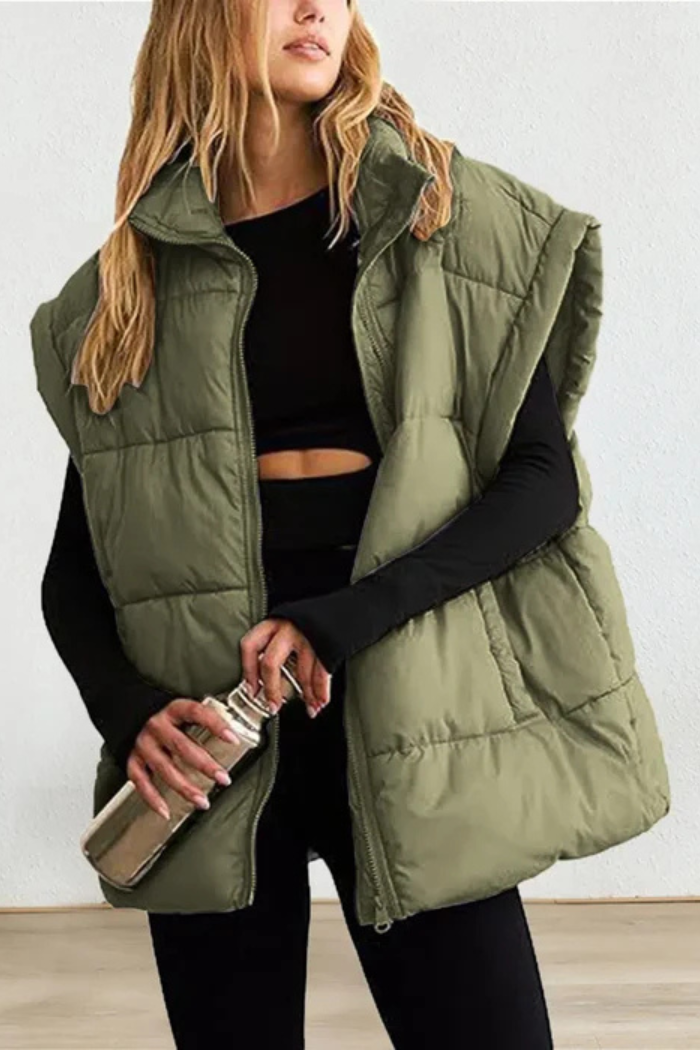 Lightweight Padded Puffer Vest for Women | Pauline