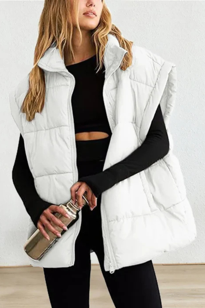Lightweight Padded Puffer Vest for Women | Pauline