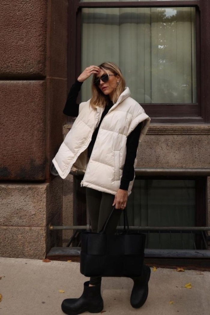 Lightweight Padded Puffer Vest for Women | Pauline
