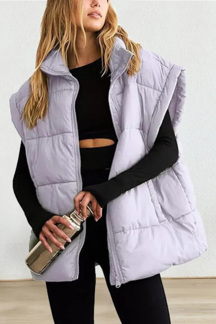 Lightweight Padded Puffer Vest for Women | Pauline