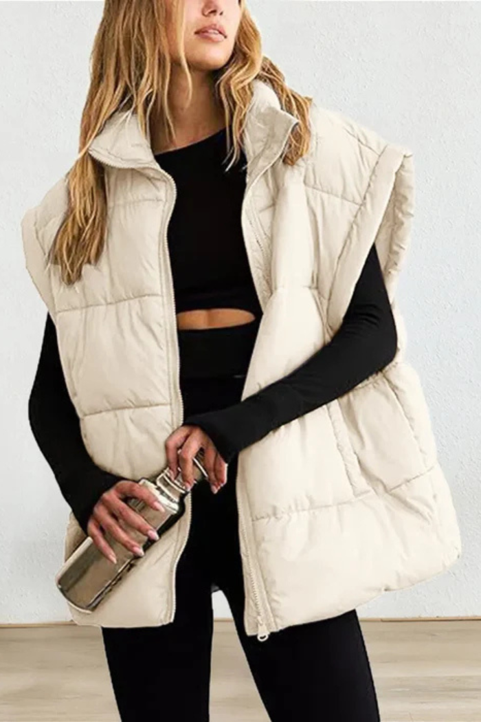 Lightweight Padded Puffer Vest for Women | Pauline