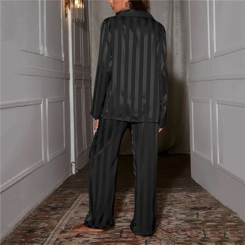 Long Sleeve Silk Pajama Set For Women | Elanai 8