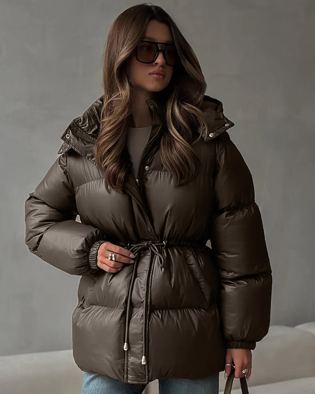 Lunara | Hooded Long Puffer Coat 11