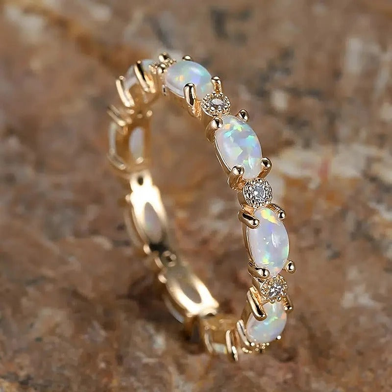 Lunara | Opal Eternity Ring 0