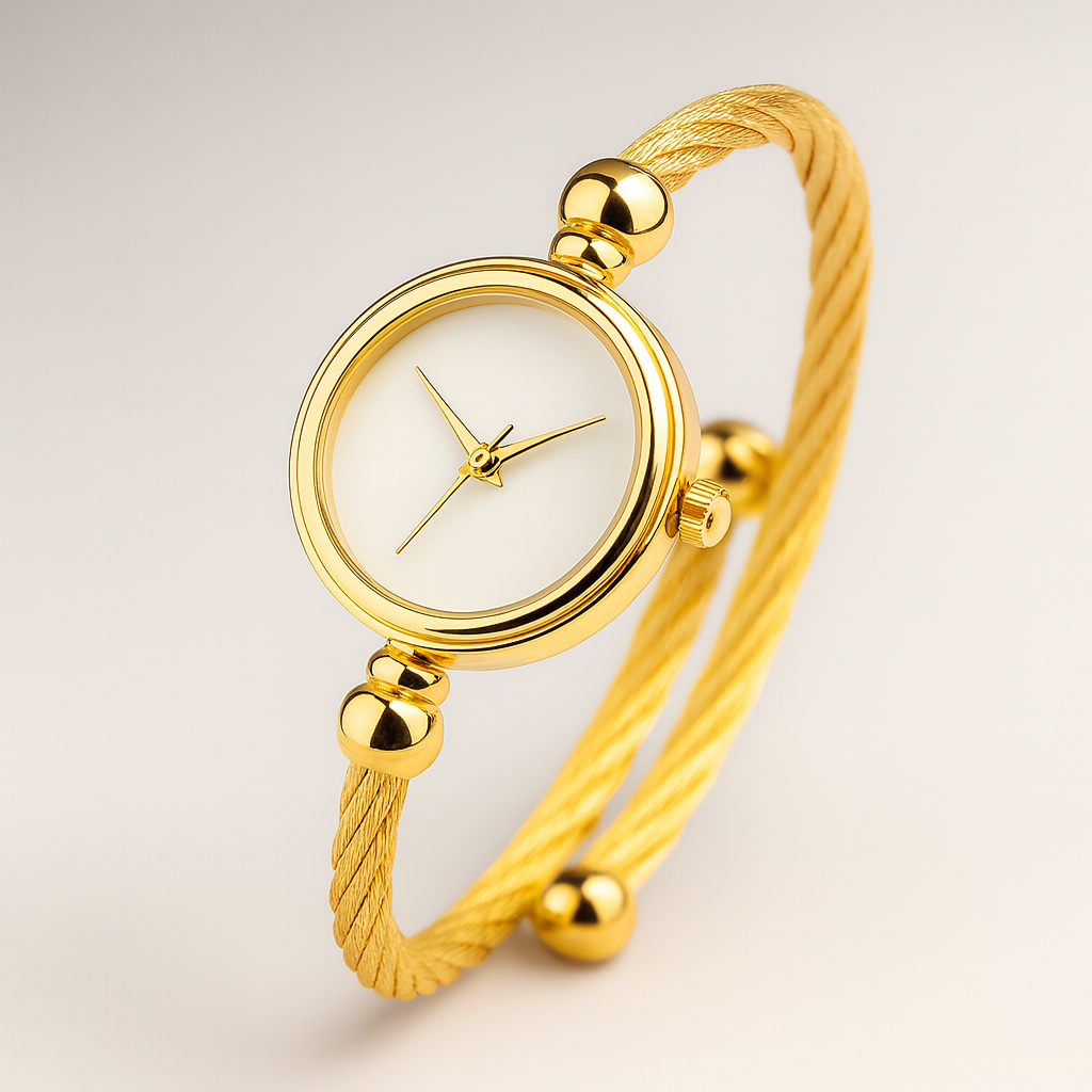 Lunara | Open Bangle Quartz Watch 0