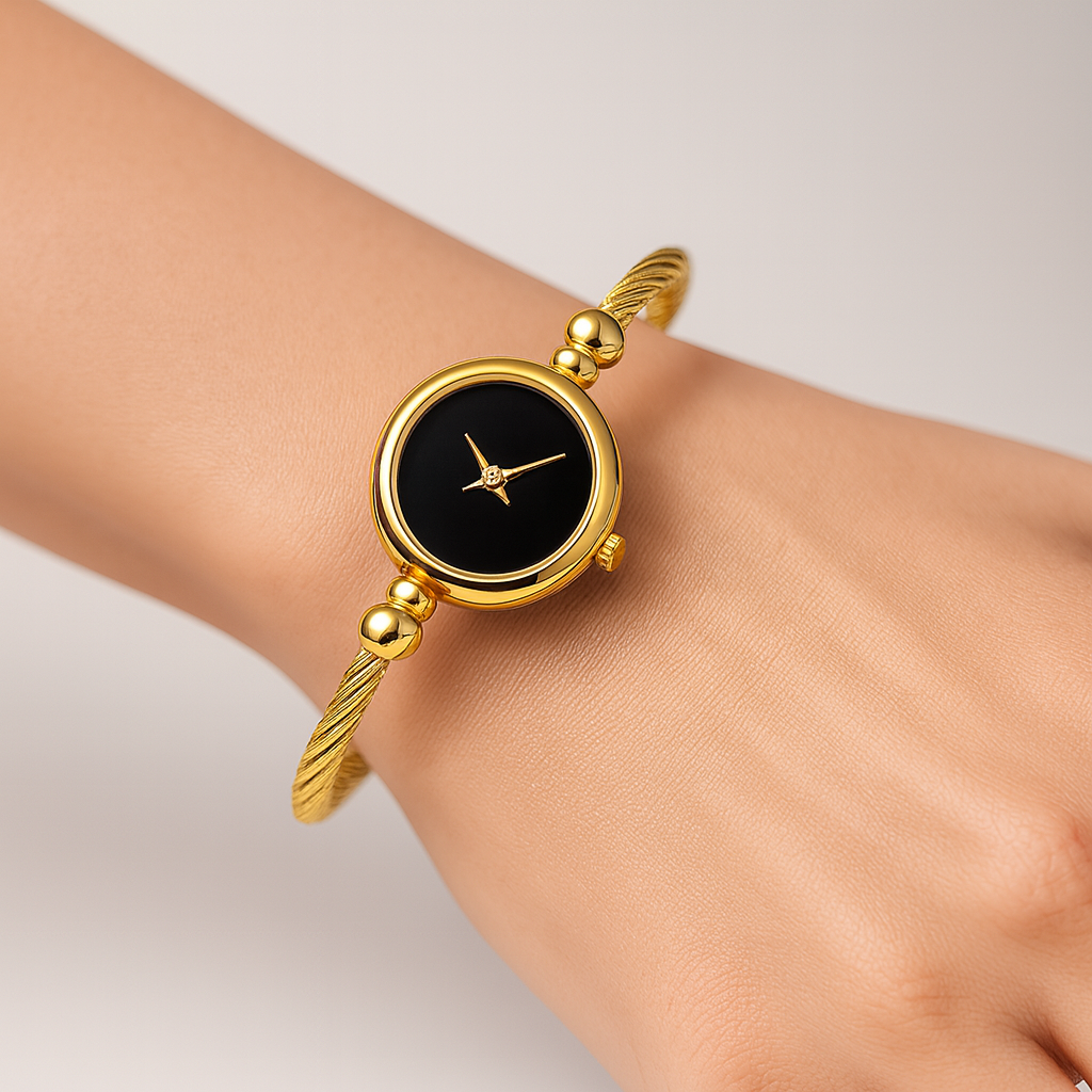 Lunara | Open Bangle Quartz Watch 3