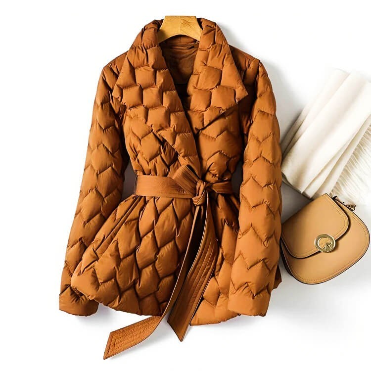 Lunara | Quilted Down Puffer Coat 0