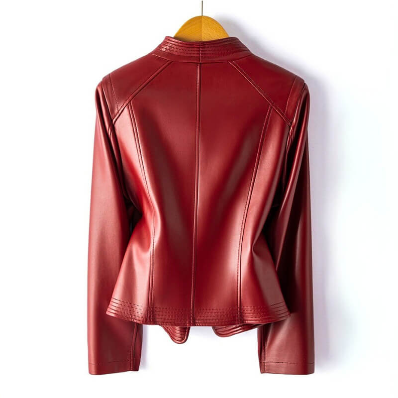 Lunara | Vegan Leather Structured Jacket 5