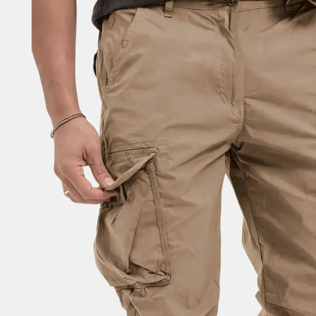 Melo | Cotton Cargo Joggers With Pockets 6