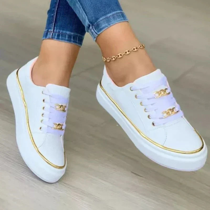 Michelle - Platform Chain Sneakers 3