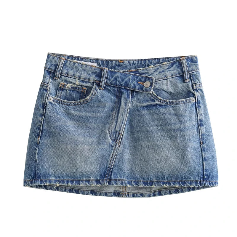 Mira | Casual Denim Mini Skirt 1