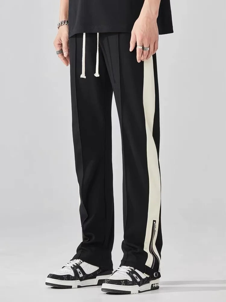 Pavon | Cotton Blend Straight Fit Pants 0