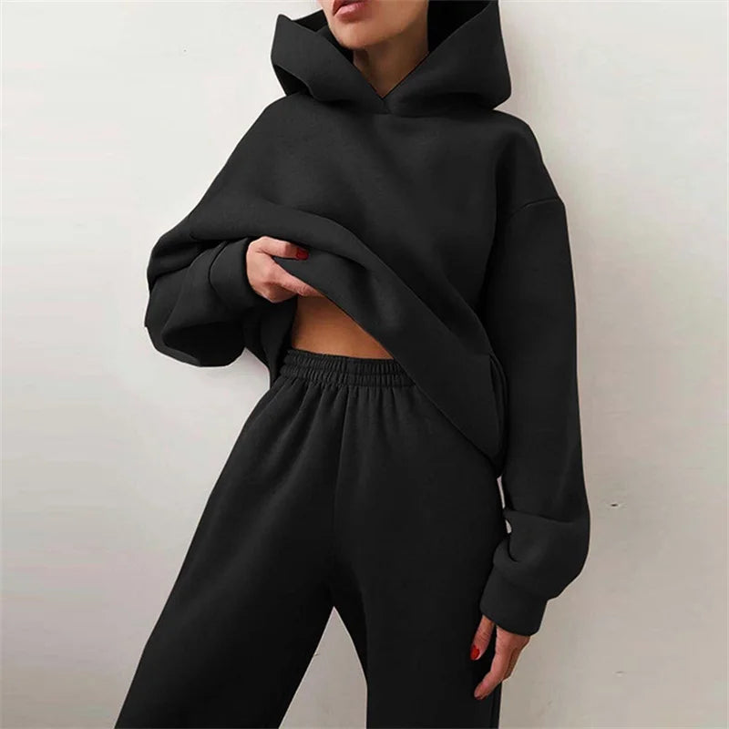 Pura | Oversized Cotton Blend Womens Tracksuit Set 2
