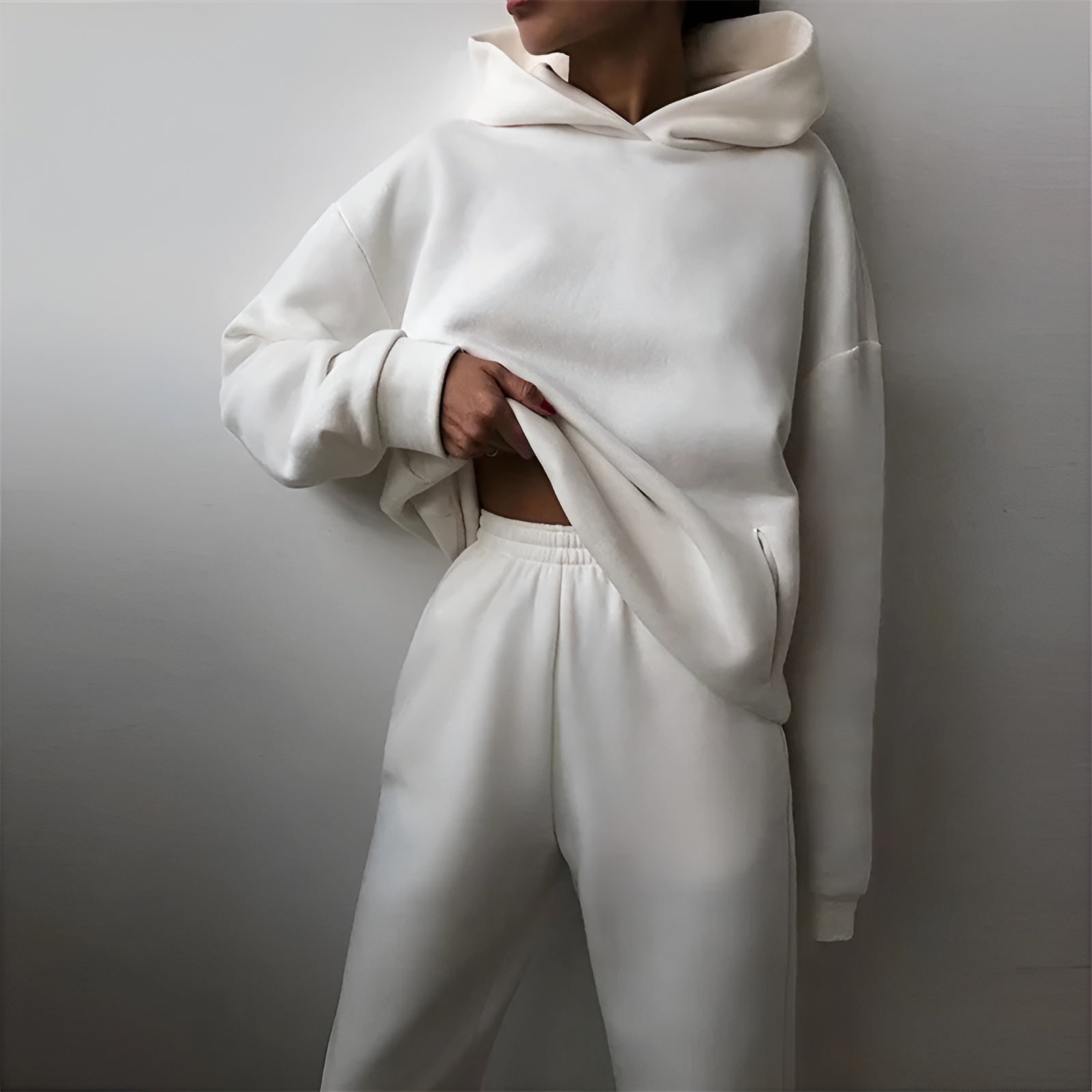 Pura | Oversized Cotton Blend Womens Tracksuit Set 4