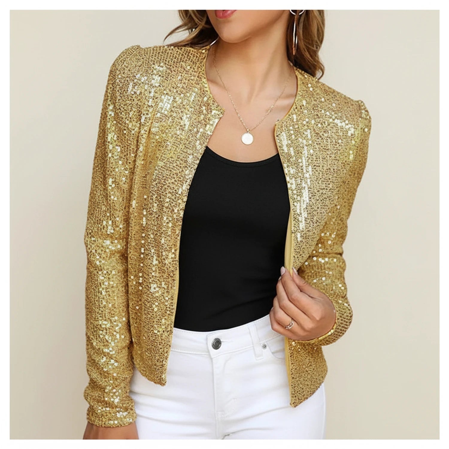 Sleera | Sequin Evening Jackets for Women 0