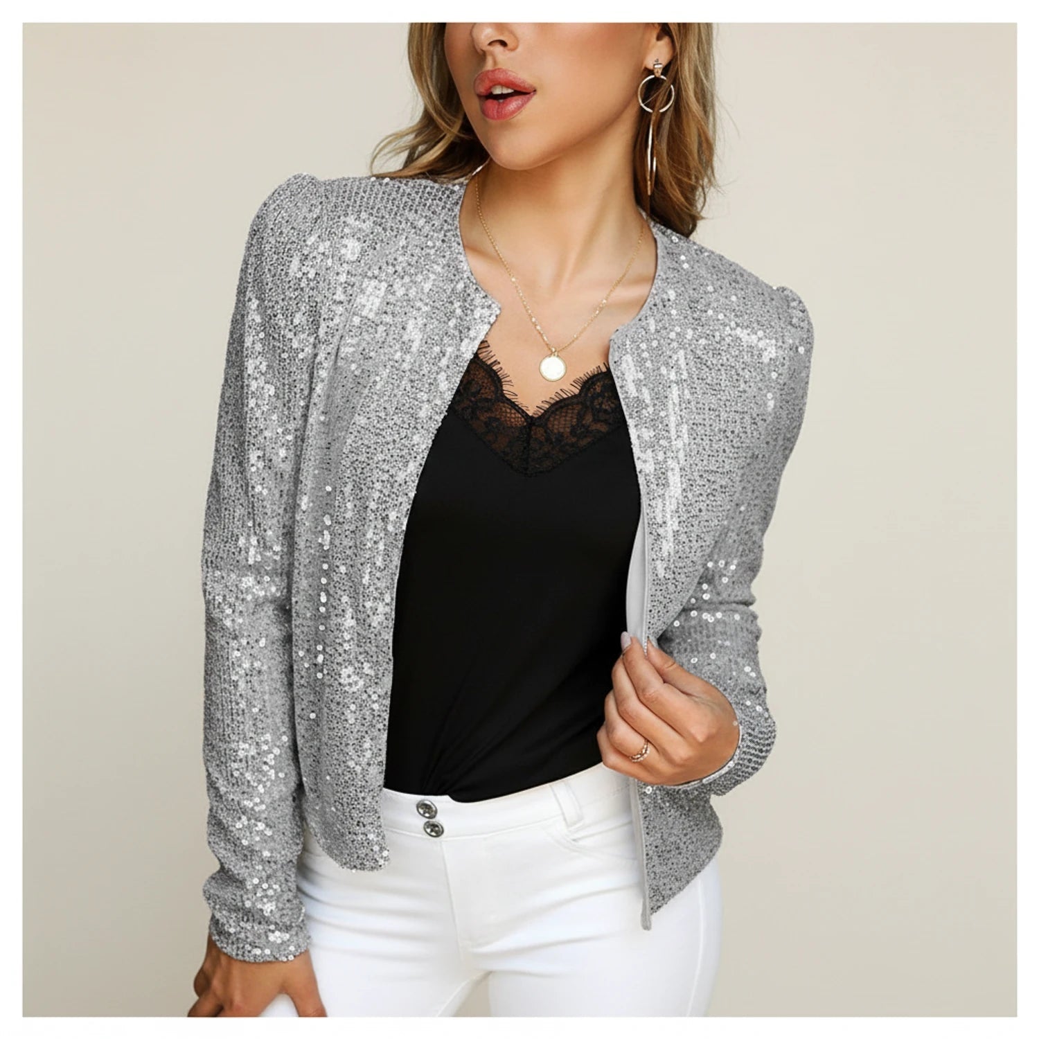 Sleera | Sequin Evening Jackets for Women 1