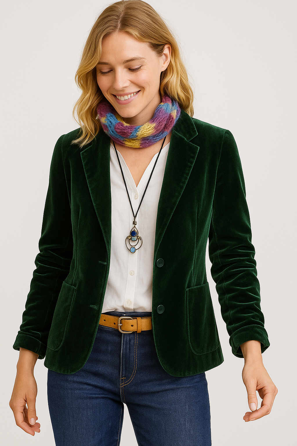 Slim-Fit Blazer Single Breasted for Women | Louise