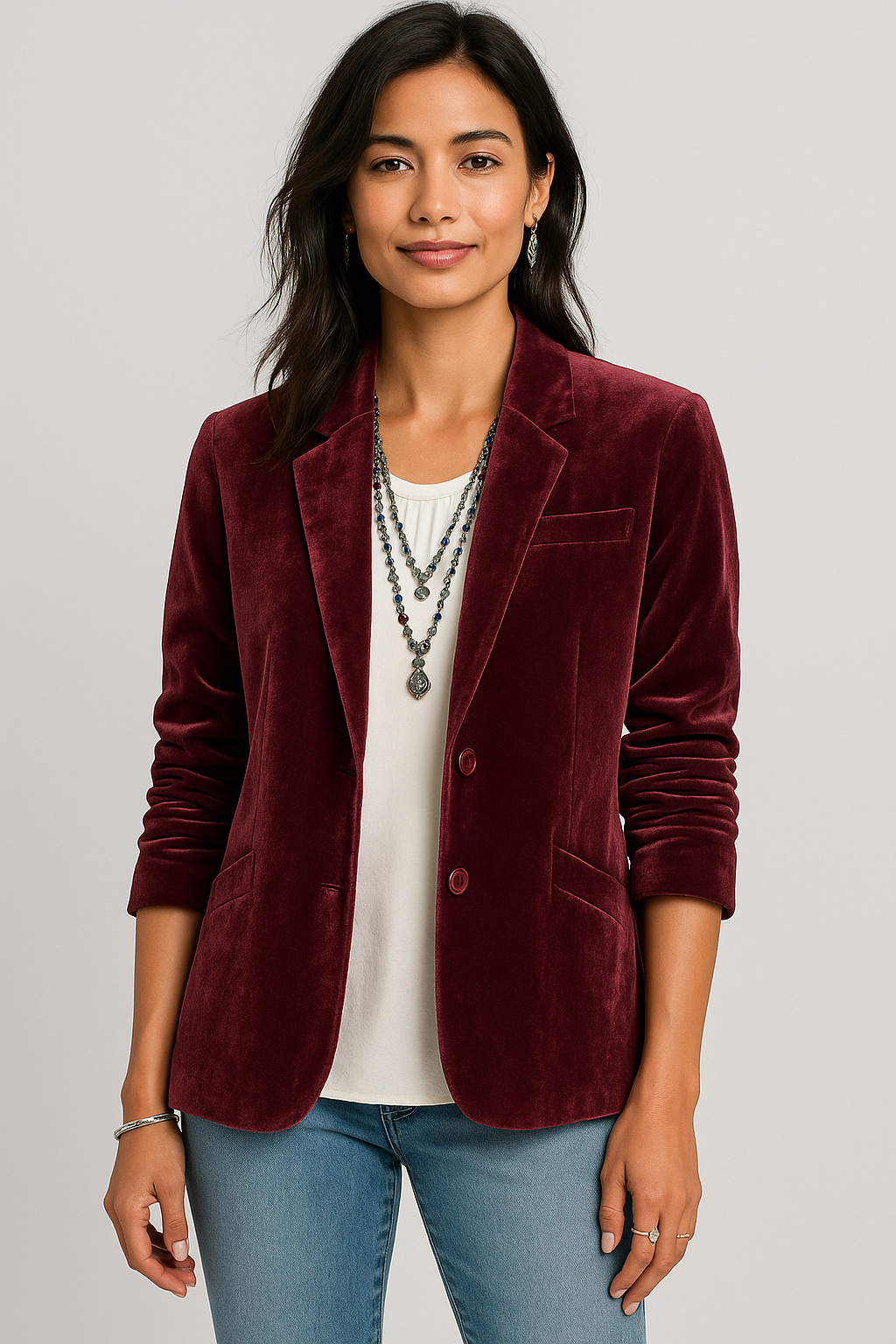 Slim-Fit Blazer Single Breasted for Women | Louise